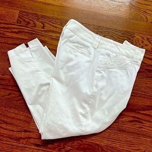 Tribal Stretch White Capri Pants size 6